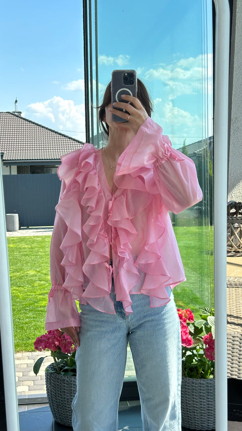 Невагома блуза з тенселу LD-21109