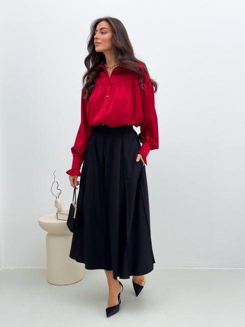 Елегантна спідниця-максі LD-2197