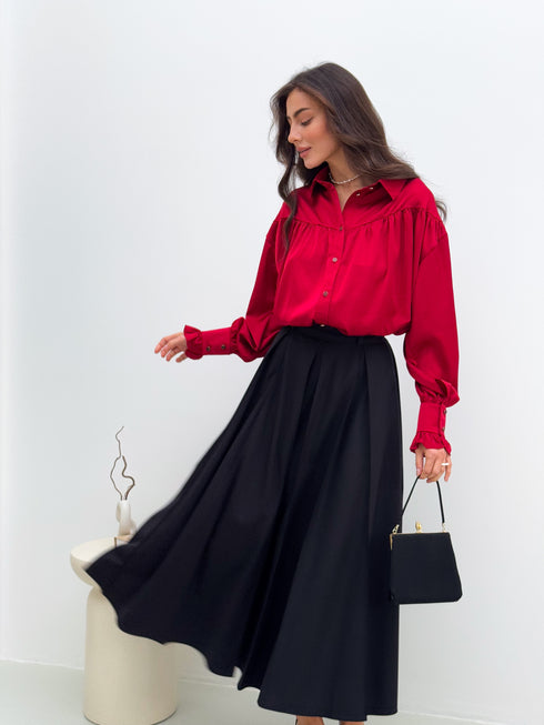 Елегантна спідниця-максі LD-2197