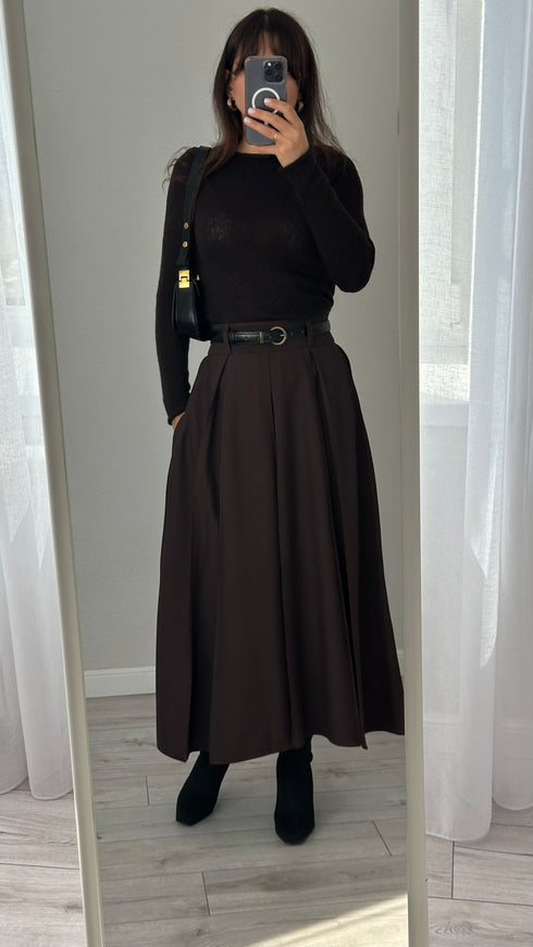 Елегантна спідниця-максі LD-2197