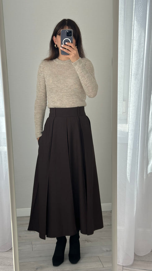 Елегантна спідниця-максі LD-2197