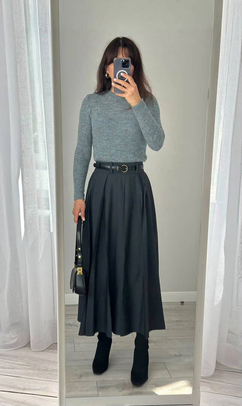 Елегантна спідниця-максі LD-2197