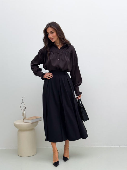 Елегантна спідниця-максі LD-2197