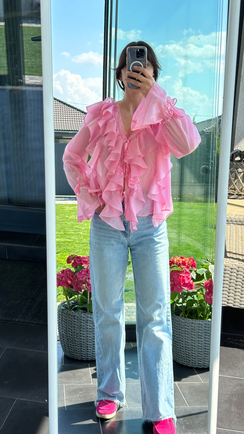 Невагома блуза з тенселу LD-21109