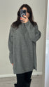 Теплий об'ємний светр-туніка LD-2199