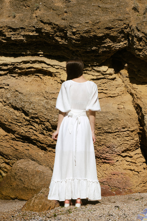 Муслінова сукня на запАх LD-21108