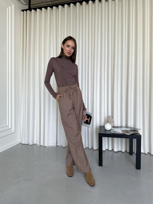 Базові брюки на резинці LD-2180 - Брюки