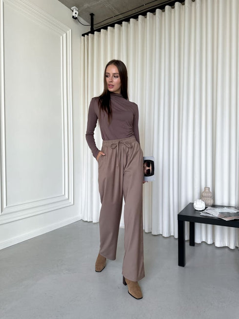 Базові брюки на резинці LD-2180 - Брюки