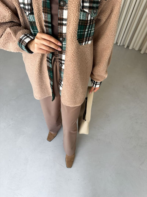 Тепла сорочка-пальто LD-2181