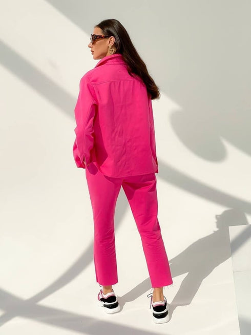 Джинсовий костюм-двійка LD-2152 - Костюми