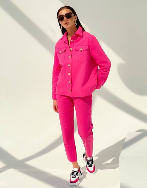 Джинсовий костюм-двійка LD-2152 - Костюми