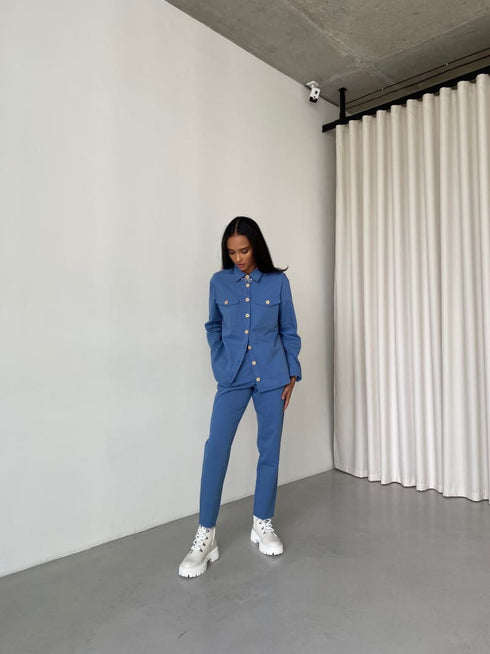 Оригінальний джинсовий костюм LD-2138 - Костюми