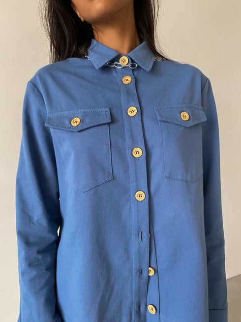 Оригінальний джинсовий костюм LD-2138 - Костюми