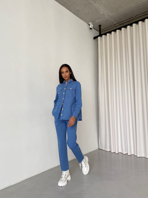 Оригінальний джинсовий костюм LD-2138 - Костюми