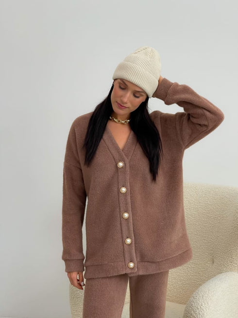 Теплий ангоровий костюм-двійка LD-2143 - Костюми