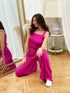 В’язаний костюм-двійка фуксія LD-2111 - В’язаний стиль